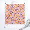 Ditsy Spring Flowers Multicolor Floral Botanical Pink Yellow Small Scale Garden Modern Custom Printed Fabric by Spoonflower Various Fabrics by the Yard or Fat Quarter
